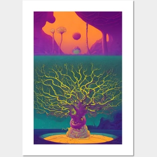 Cosmic Tree Dreamscape Posters and Art